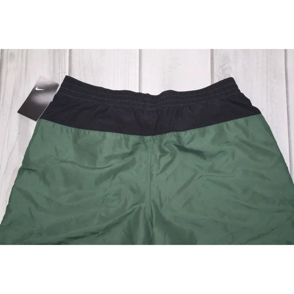 NEW Nike Men's Swim Diverge Liner Volley Shorts 9 in Green, Large Camp Hike